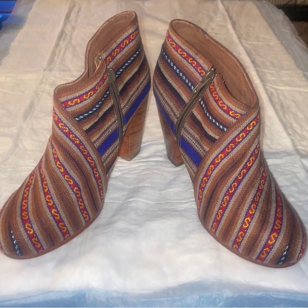 Fortress of Inca Tribal Zip-Up Ankle Boot